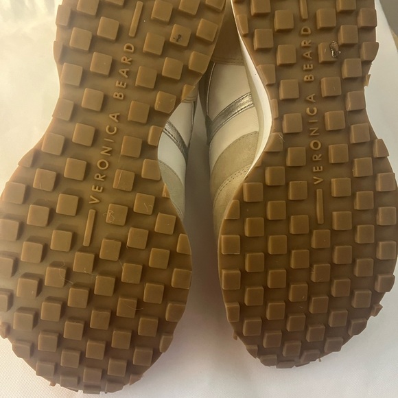 Veronica Beard *like new* Valentia Sneaker Coconut and Silver - Picture 8 of 8